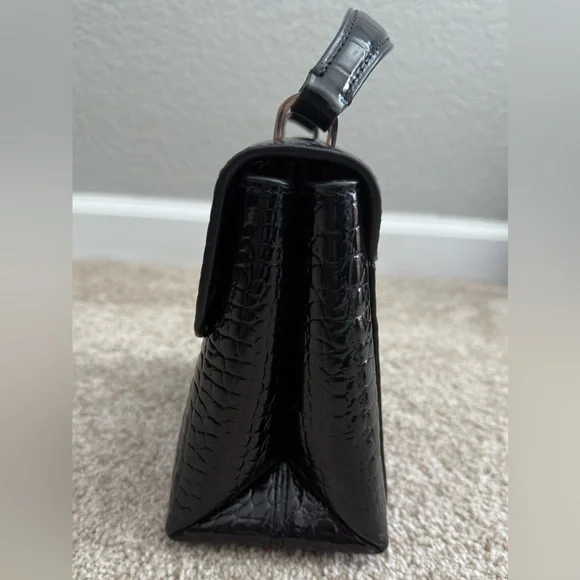 kate spade new york mini Romy Black Croc-Embossed Satchel - Picture 7 of 7